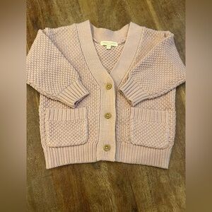 Grayson Collective‎ Toddler Blush Knit Cardigan size 12 months